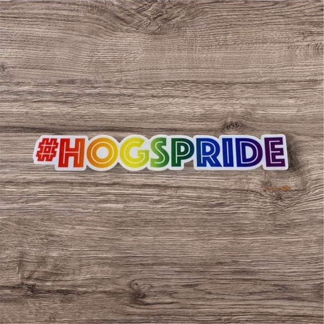 #HOGSPRIDE RAINBOW STICKER