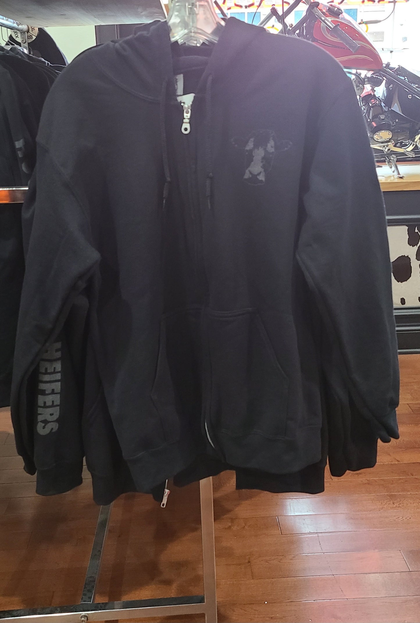 REFLECTIVE ZIP-UP HOODIE