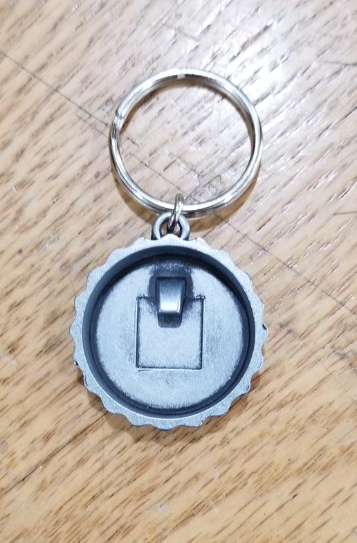 Bottle Cap Keychain