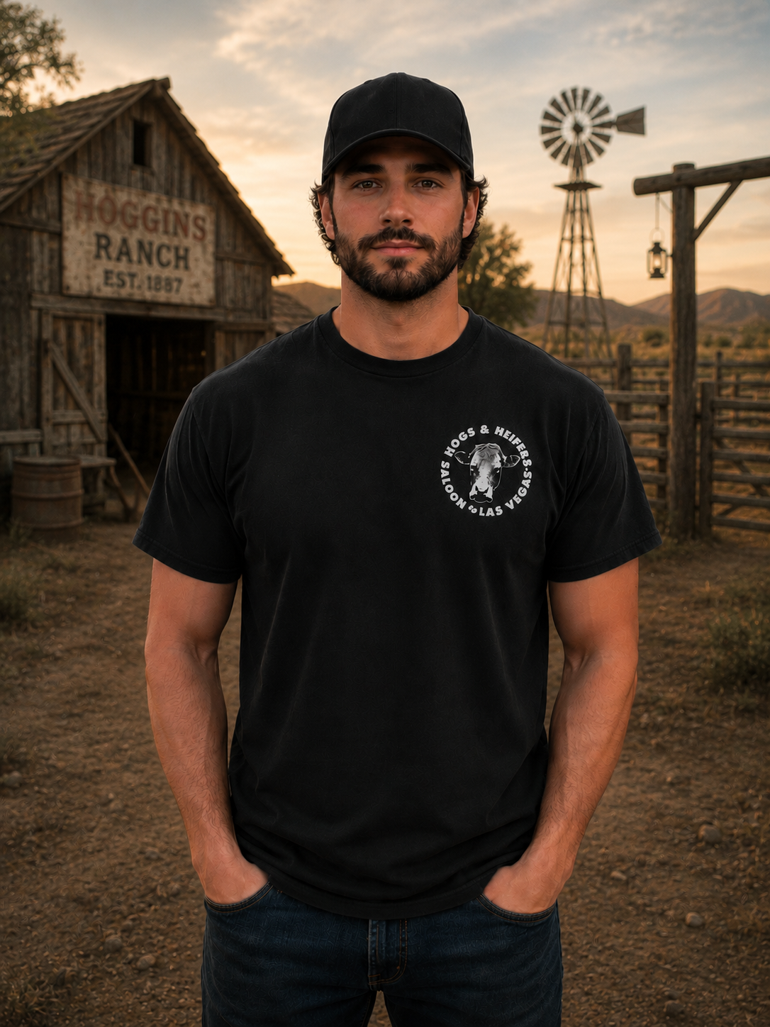 FUCK YOU I DRINK @ HOGS TEE BLACK