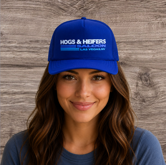 BLUE RETRO SNAPBACK HAT