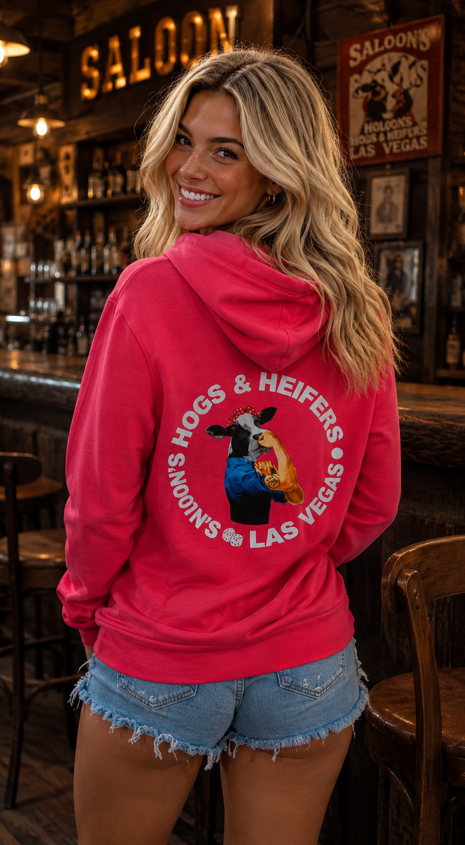 BESSIE HOODED ZIP UP SWEATSHIRT