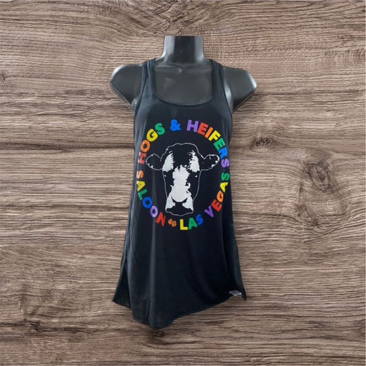 #HOGSPRIDE RAINBOW WOMEN'S FLOWY TANK