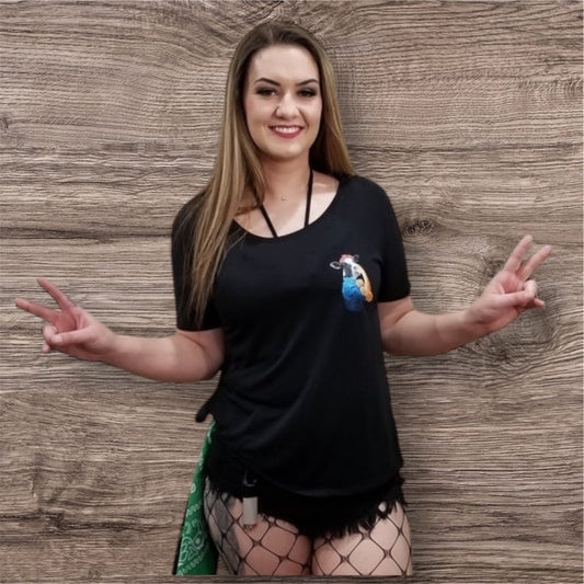 BESSIE SCOOP NECK - CLOTHING