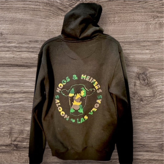 CAMO PULLOVER HOODIE