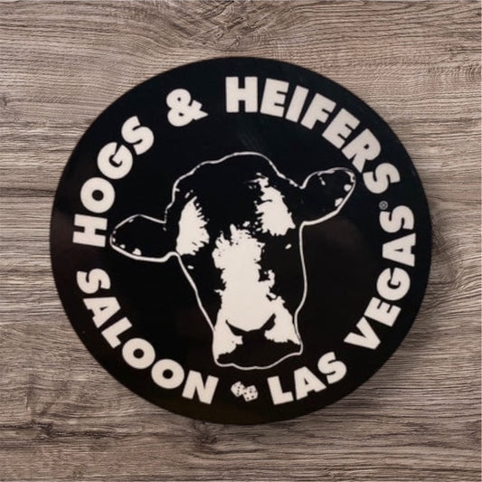 BLACK LOGO 3" MAGNET