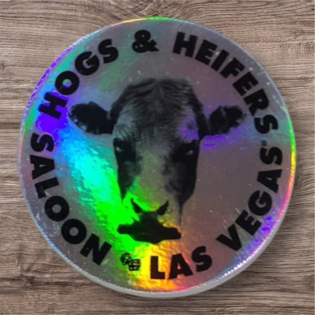 HOLOGRAPHIC LOGO STICKER 2"