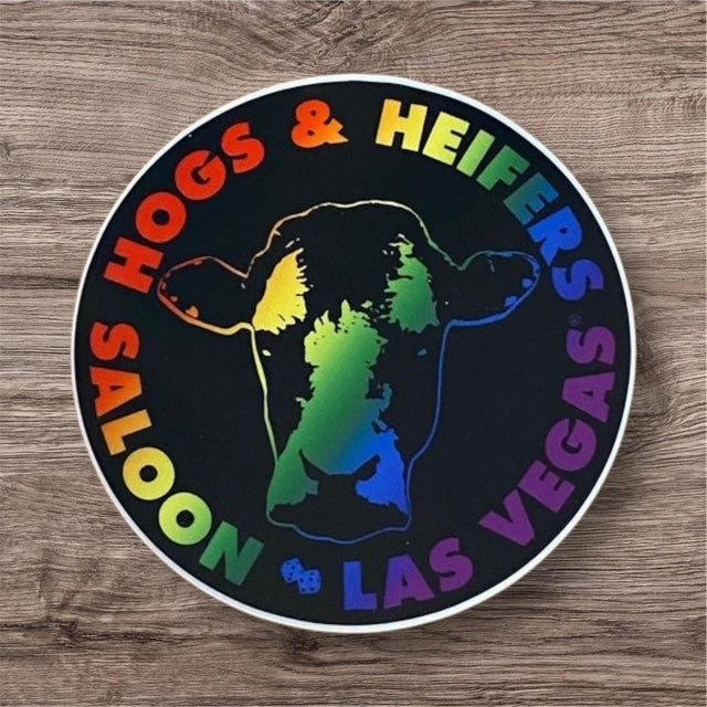 RAINBOW LOGO STICKER