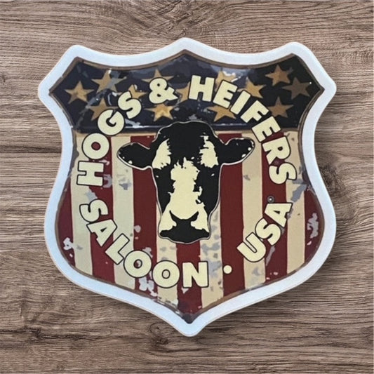 USA SHIELD STICKER