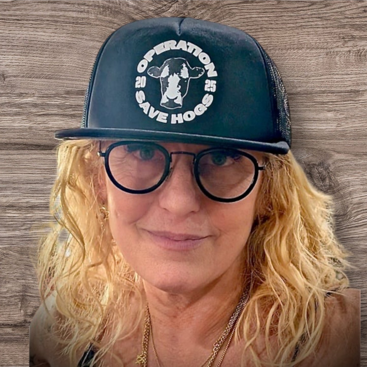 OPERATION SAVE HOGS HAT - BLACK