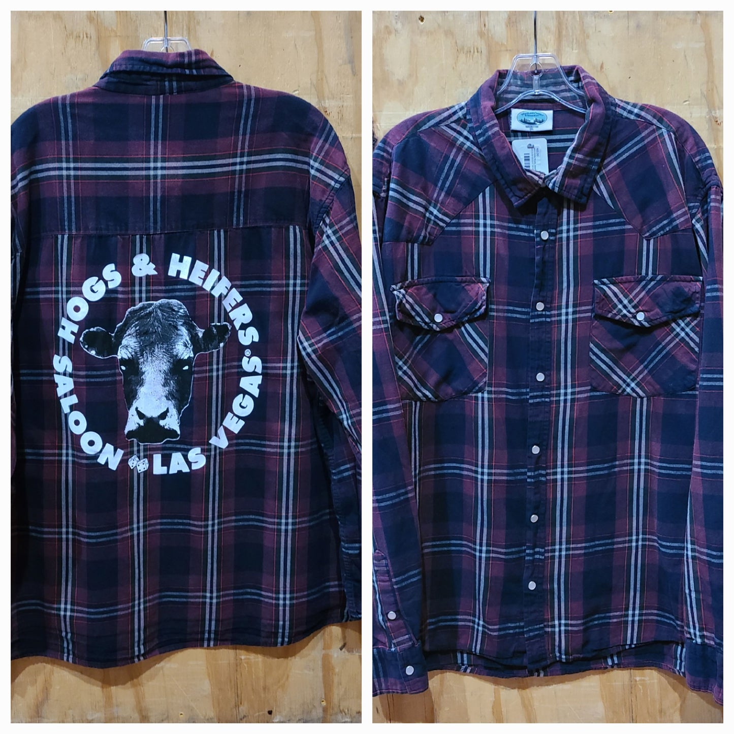 WESTERN PEARL SNAP BUTTON VINTAGE