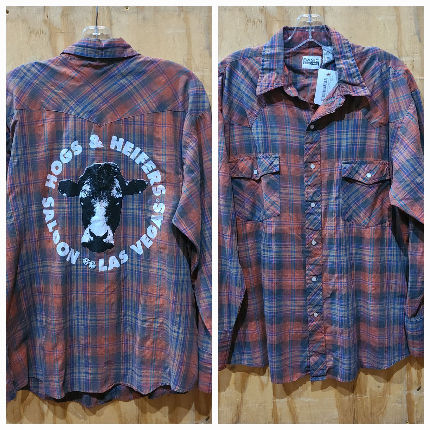 WESTERN PEARL SNAP BUTTON VINTAGE