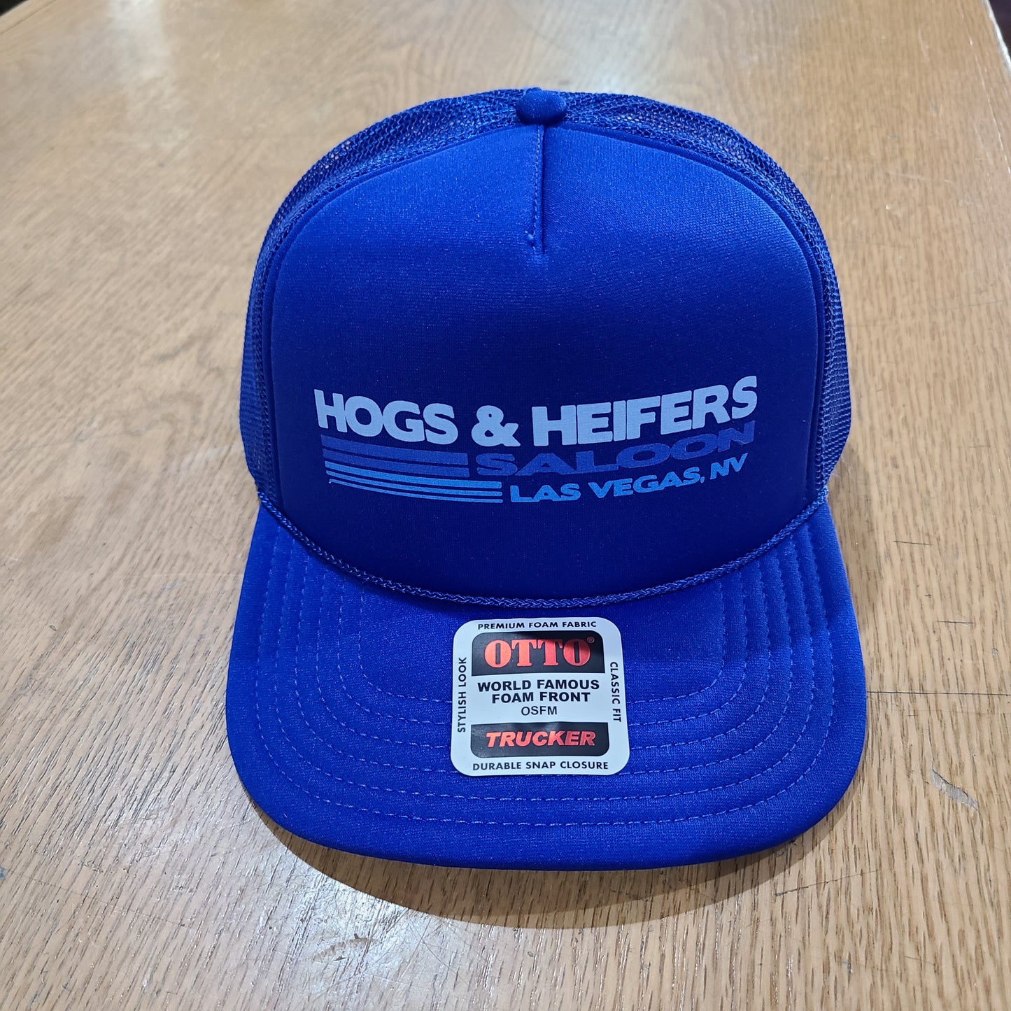 BLUE RETRO SNAPBACK HAT