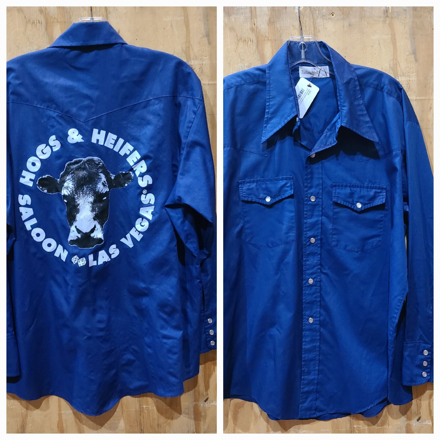 WESTERN PEARL SNAP BUTTON VINTAGE