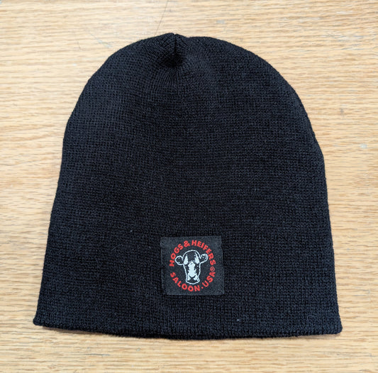 Beanie - H&H Tag Black