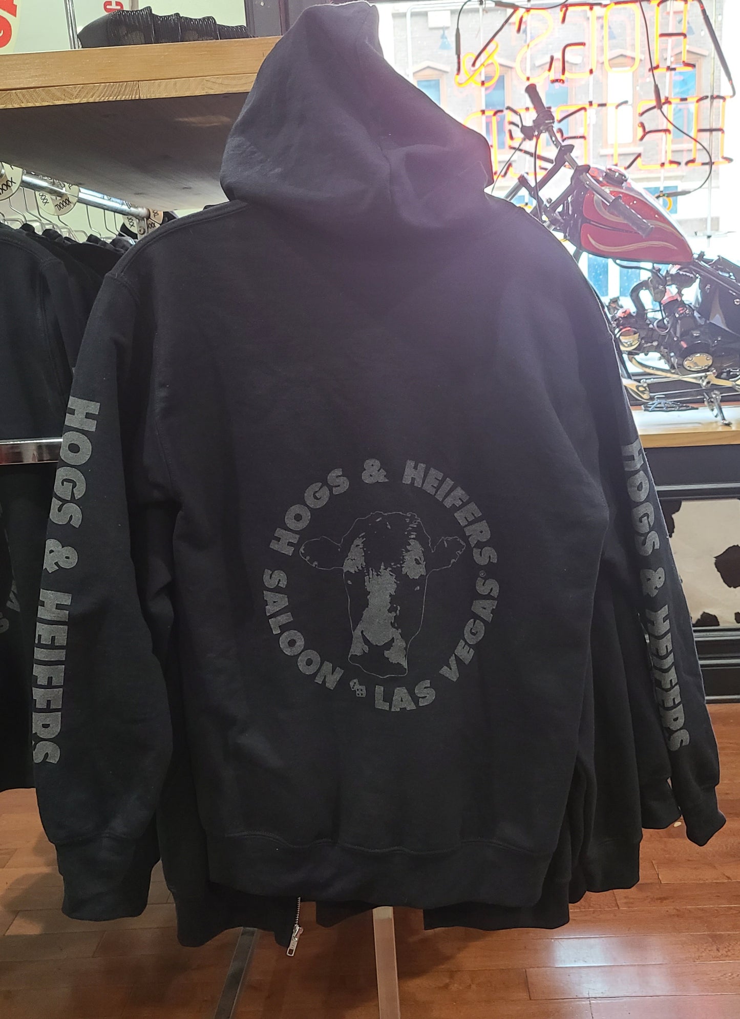REFLECTIVE ZIP-UP HOODIE