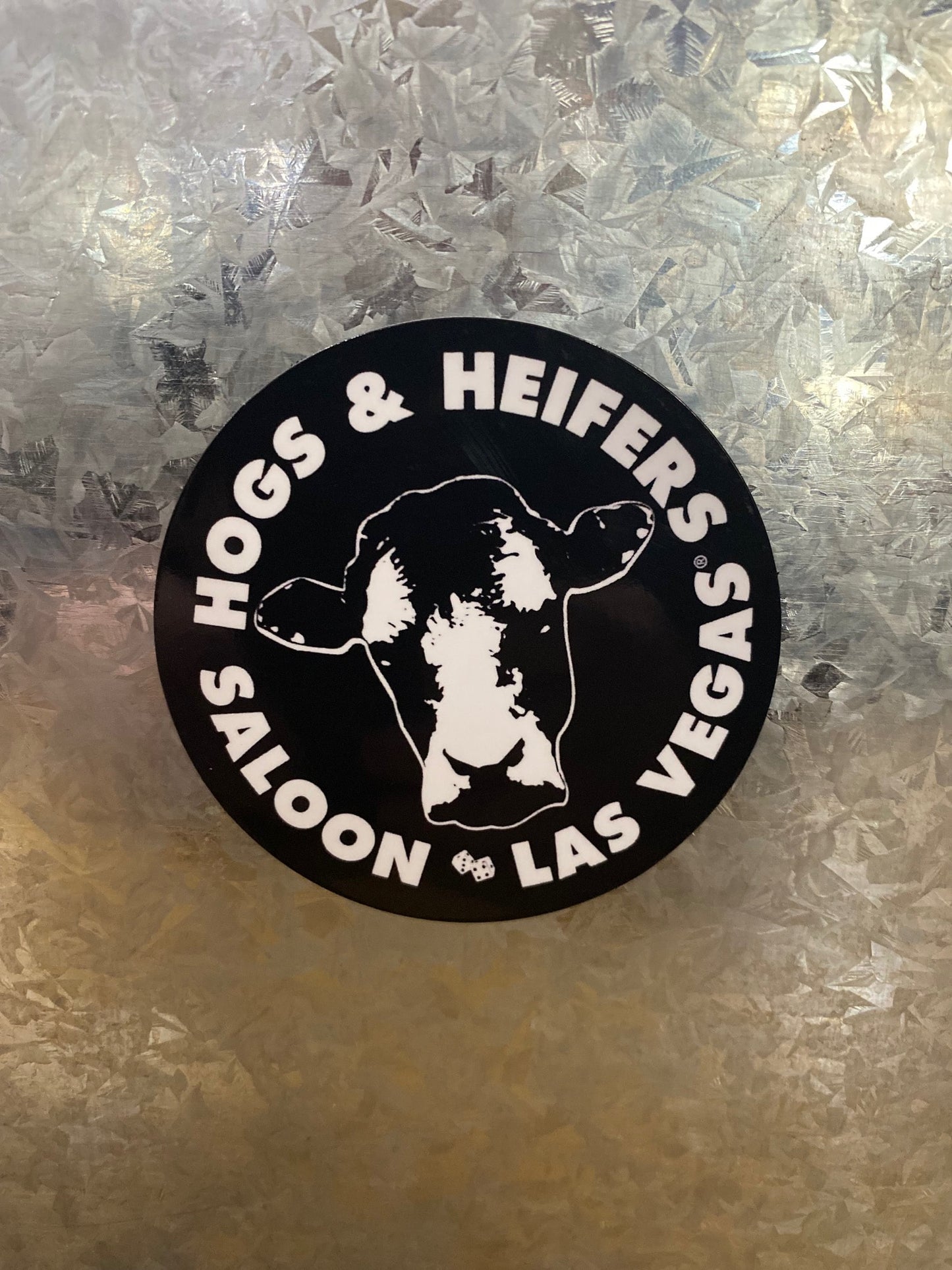 BLACK LOGO 3" MAGNET