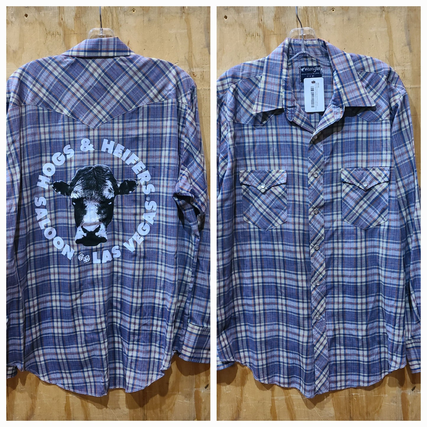 WESTERN PEARL SNAP BUTTON VINTAGE