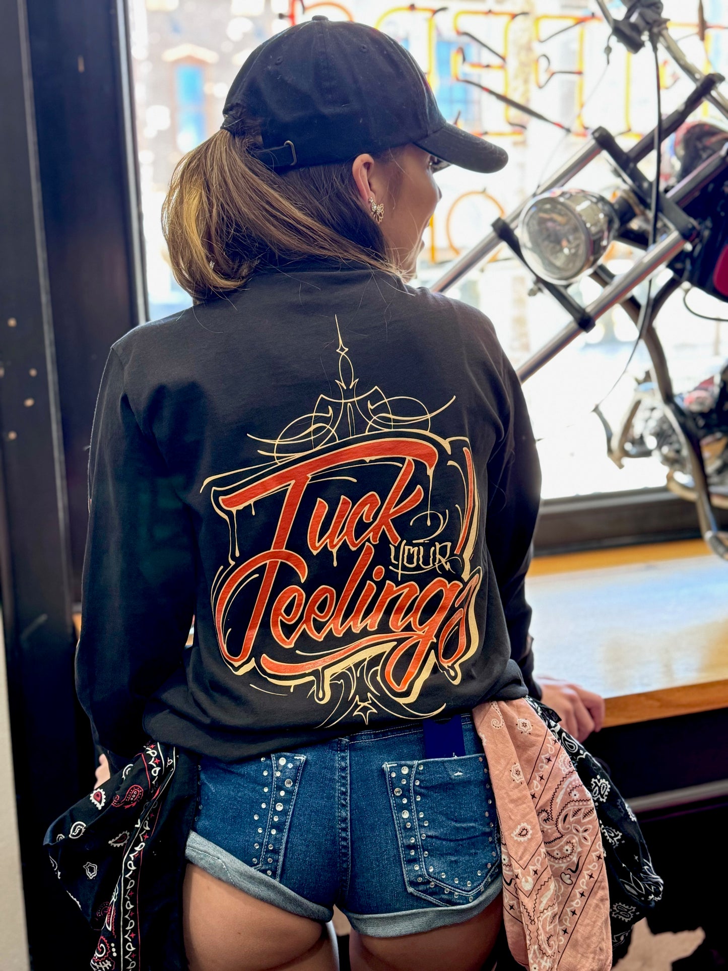 LONG SLEEVE FUCK YOUR FEELINGS TEE