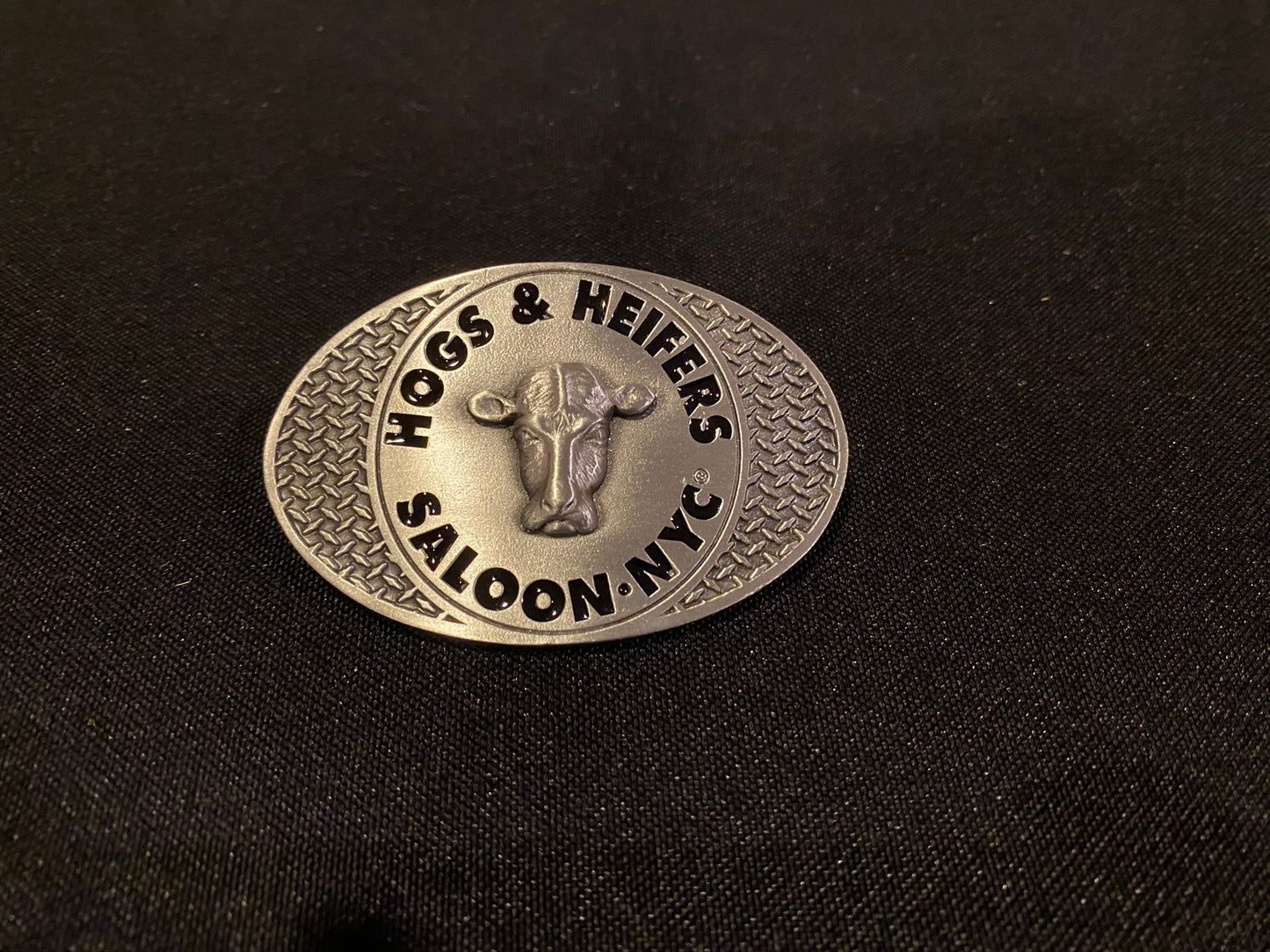 NYC VINTAGE PEWTER PIN