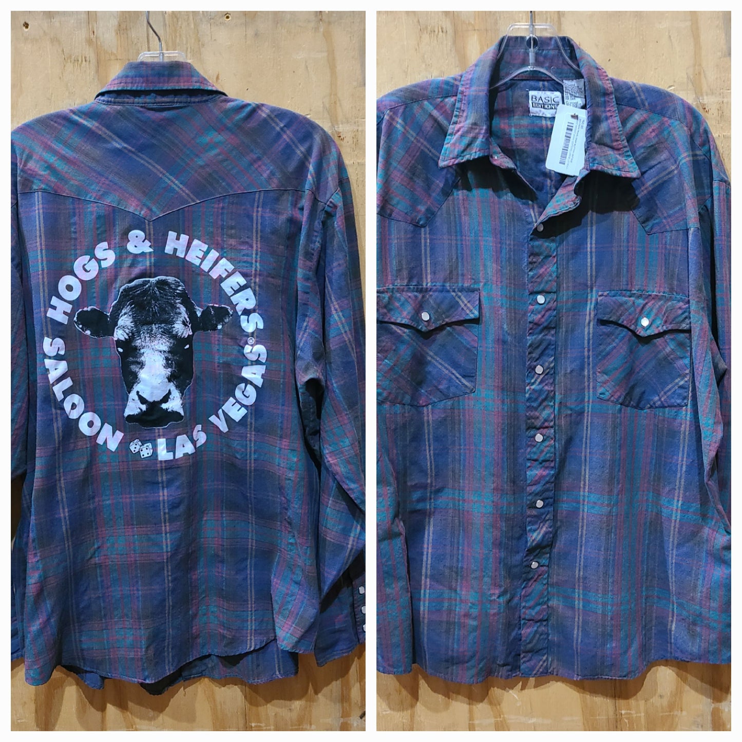 WESTERN PEARL SNAP BUTTON VINTAGE