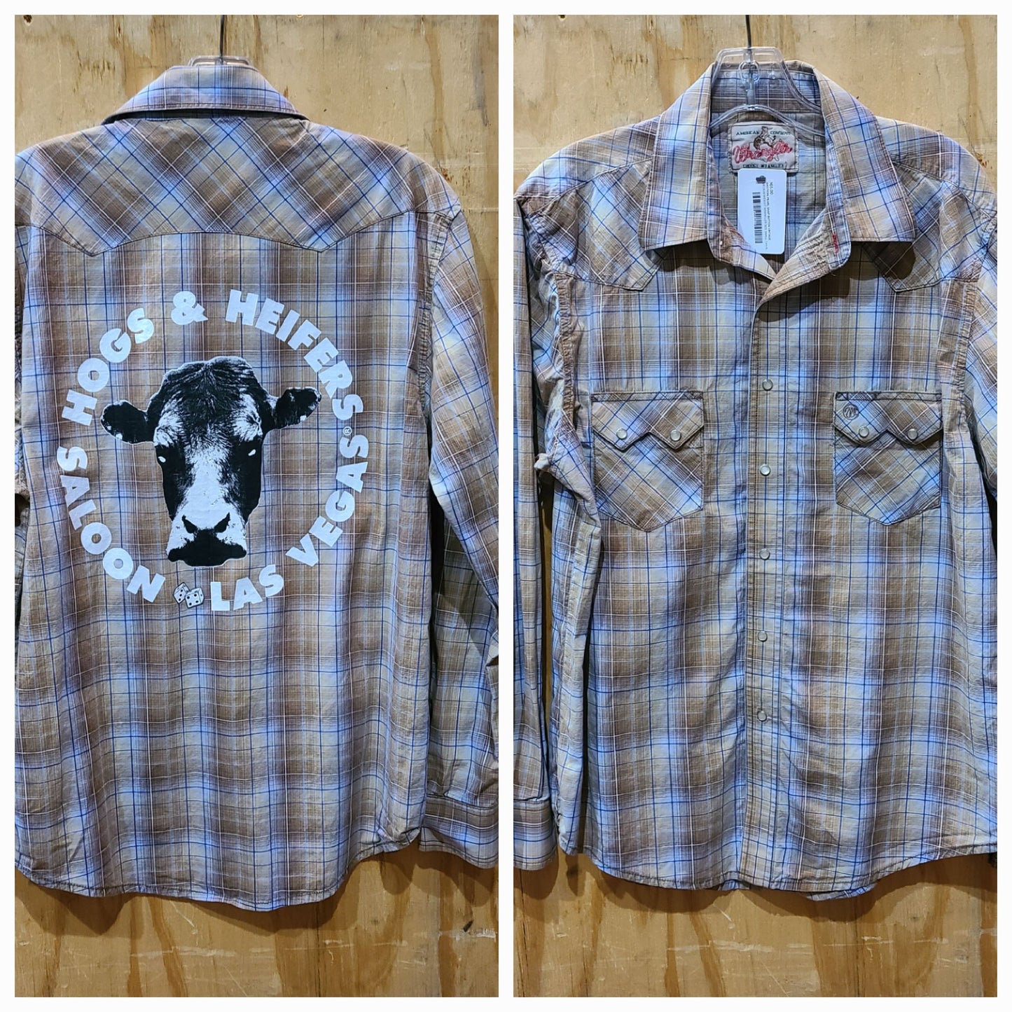 WESTERN PEARL SNAP BUTTON VINTAGE